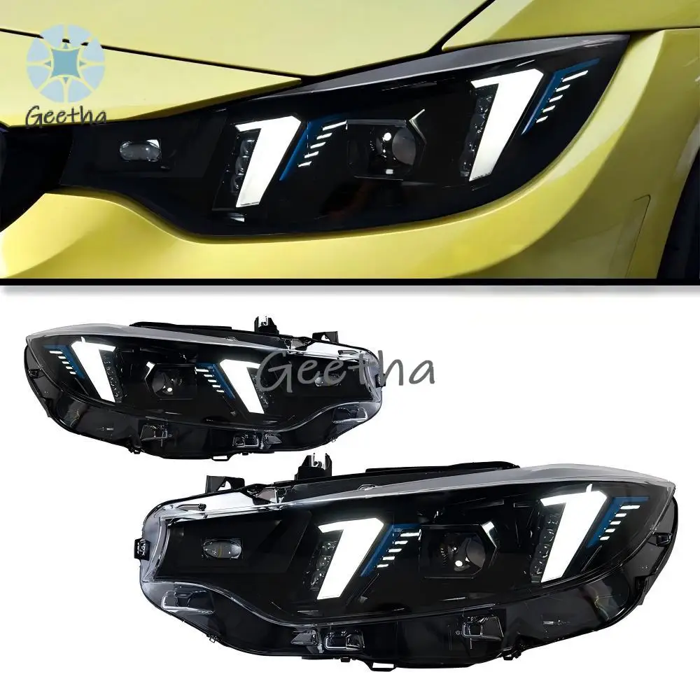 

For New Design Snake Eye Style Headlight for BMW 4 Series F32 F36 F82 LED Head Lamp 2013-2019 Yellow and White DRL Head Light