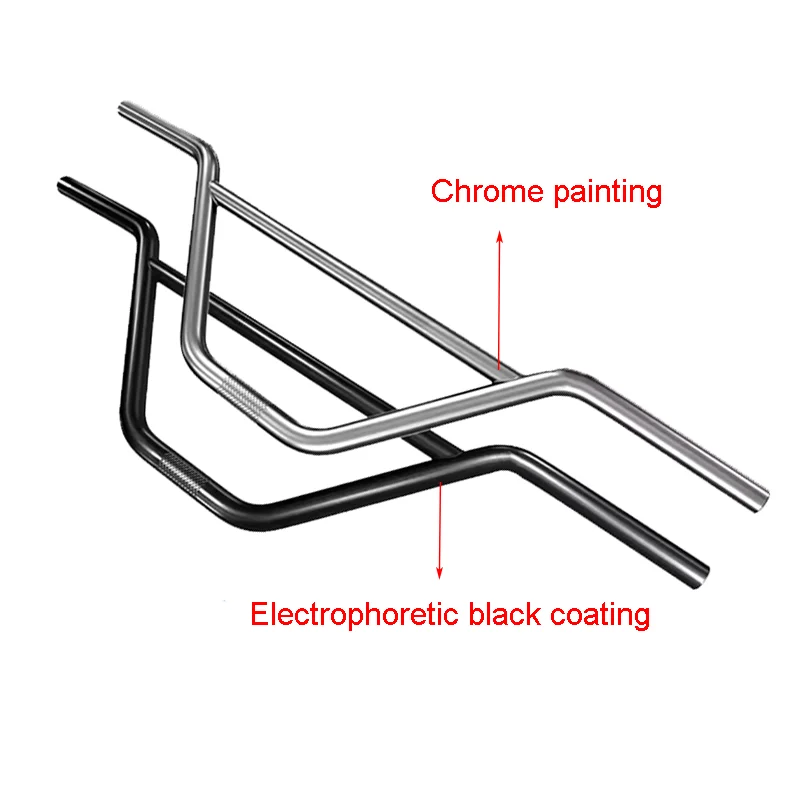 740mm BMX Lenker aus 4130 Chromoly-Stahl, 170mm Höhe, 22,2mm Durchmesser, Hochleistungslenker für Wheelie, Stunt, Cruiser, Big BMX Bikes – Detail 6