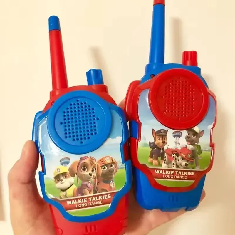 PAW Patroured Talkies Jouet pour Enfants, Parent-Enfant, Interphone Radio, Téléphone Extérieur, Jeu Parent-Enfant, Coffret Cadeau, Dessin Animé