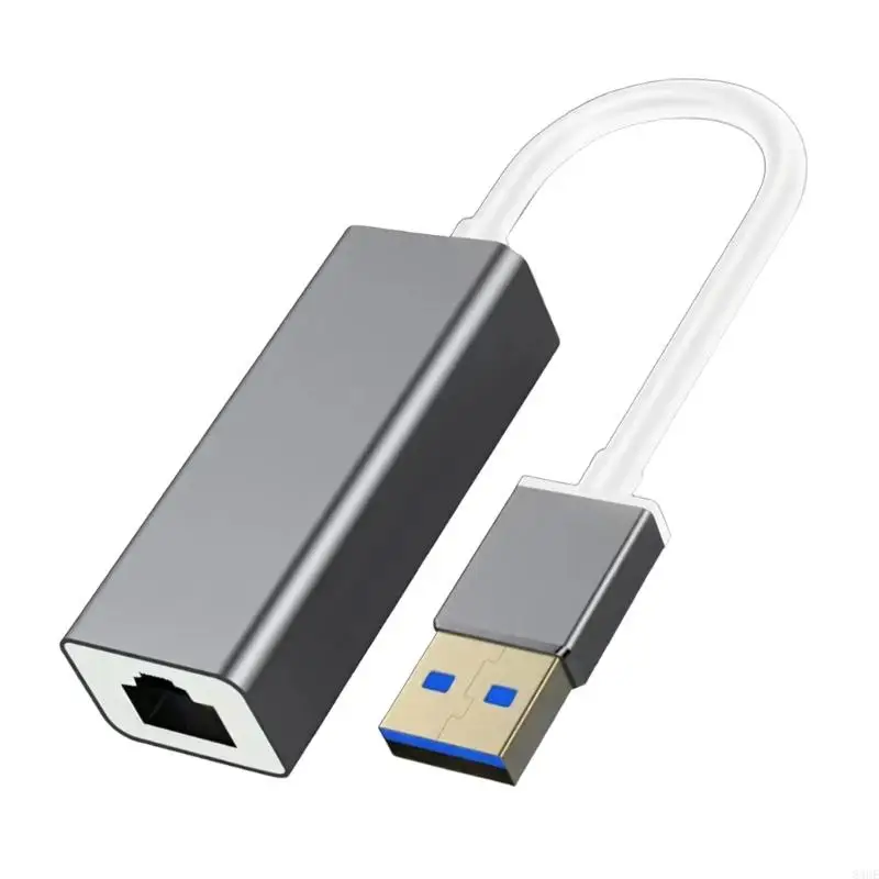 USB Type C To RJ45 Converters 100Mbps Gigabit Ethernet Networking Adapter Aluminum Plugs Play 83CE