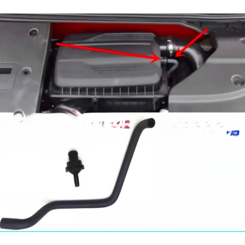 

Crankcase Vent Tube Crankcase Exhaust Tube Rubber Hose for BYD Qin Song DM 14/15 Qin DM