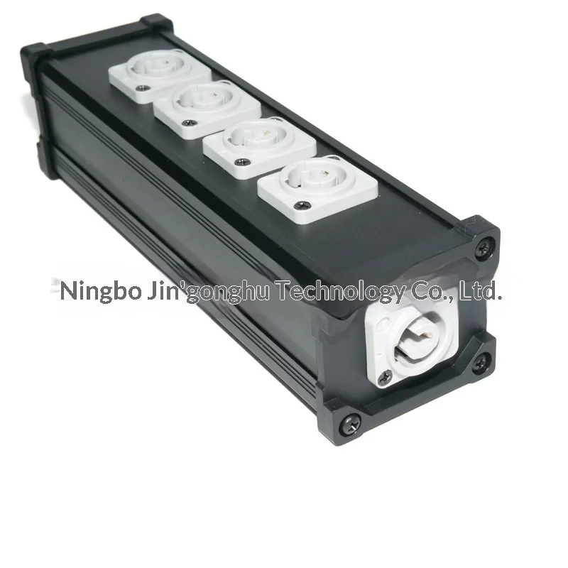 Stage 4-way 20A Model LL004 Power Distribution Box For LED Par Light And Beam Light
