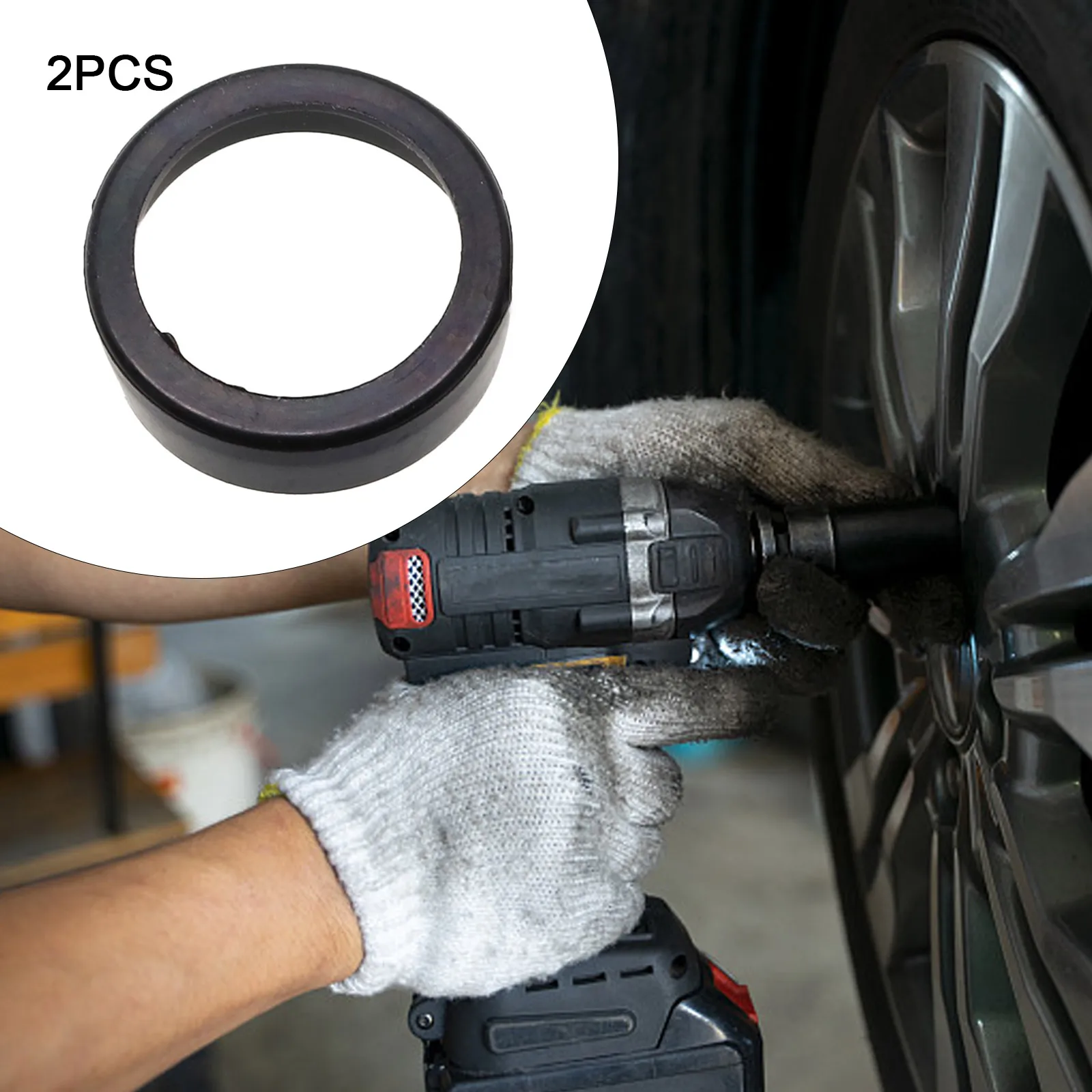 2Pcs/Pack Bearing Rubber Sleeve 607 608 6000 Angle Grinder Electric Hammer Height 8.6-10.8mm For Ring Power Tool Bearing Accesso