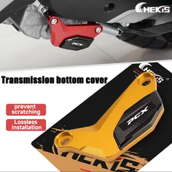 Chekis Is Suitable for Honda Pcx125/160 Abs Version, Adv160 Modified Transmission Bottom Protection Cover, Transmission Protection Cover, Aluminum Alloy Decorative Cover, Anti-Collision