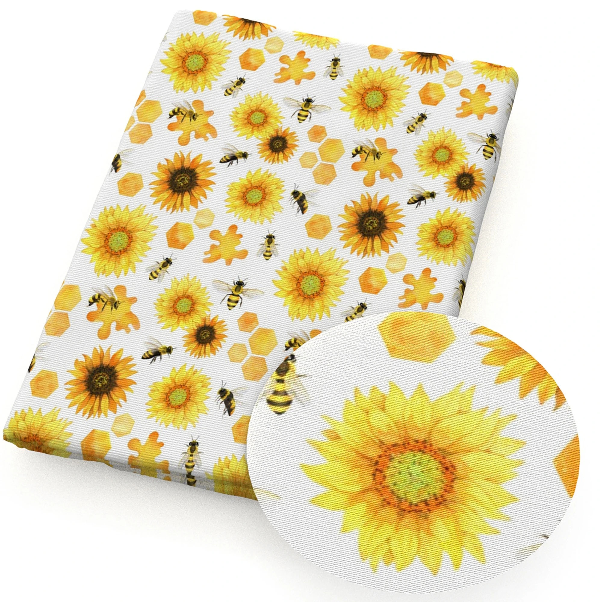 50*145cm Patchwork Spring Animals Bee Polyester Cotton Fabric for Tissue Sewing Quilting Fabrics Needlework DIY Handmade