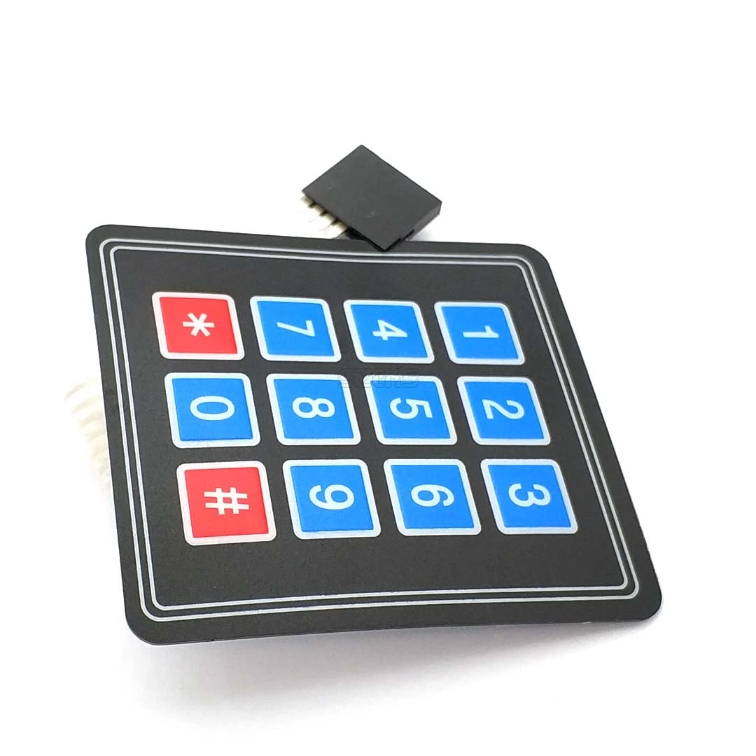 ใหม่4 12 16คีย์4*4เมมเบรนสวิทช์ปุ่มกด1X4 3X4 4X4 matrix Array Matrix สำหรับ Arduino Smart รถ