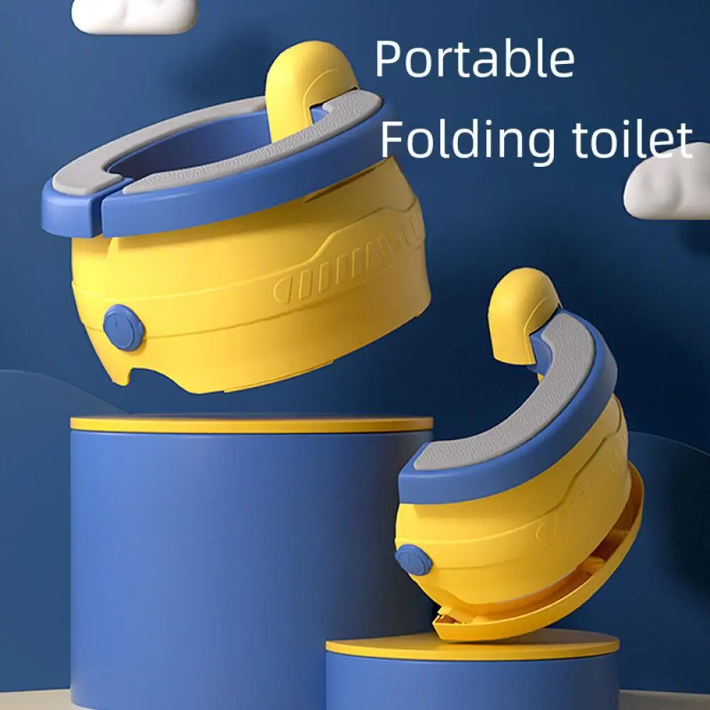 Portable Folding Toilet Compact Travel Convenient Home Kids Potty Commode Bathroom Accessories Toddler Toilet Wholesale Price