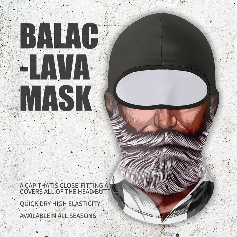 غطاء وجه بالاكلافا الصيفي لركوب الدراجات النارية في الهواء الطلق وخوذة الصيد وبطانة للحماية من أشعة الشمس فوق البنفسجية للجنسين قناع الوجه للرقبة ​