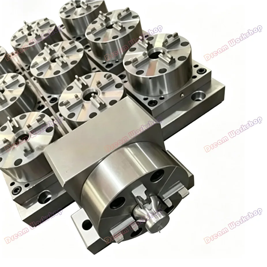 100mm Pneumatic manual Chuck for EDM Spark Machine Electrode Clamping Precision CNC Engraving Chuck apply to ER Interface