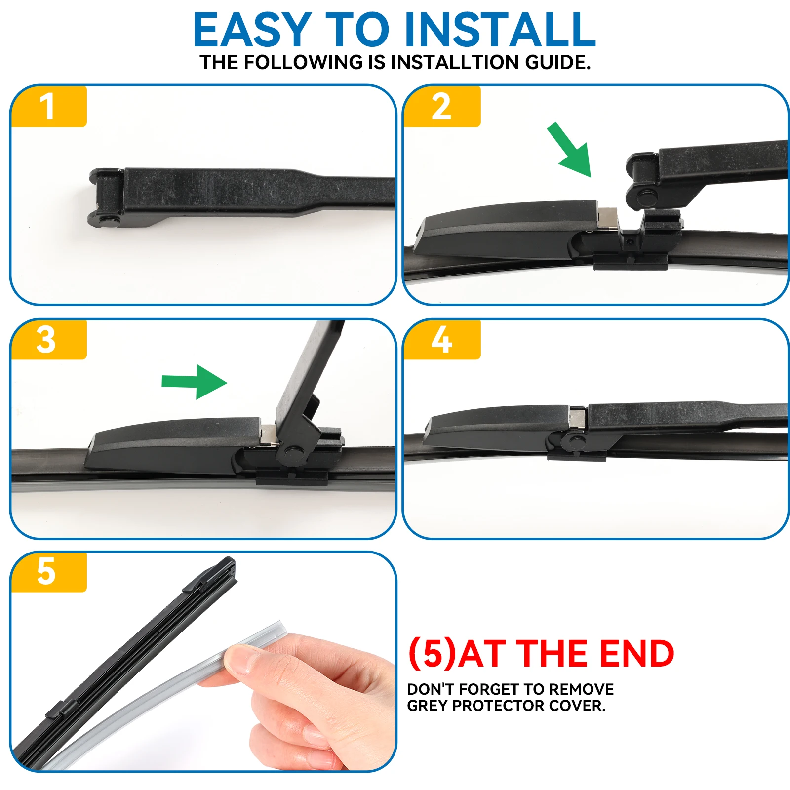 Erick\'s Wiper LHD Front Wiper Blades For Audi A6 C5 4B 1997 - 2004 Windshield Windscreen Window Rain Brushes 22\