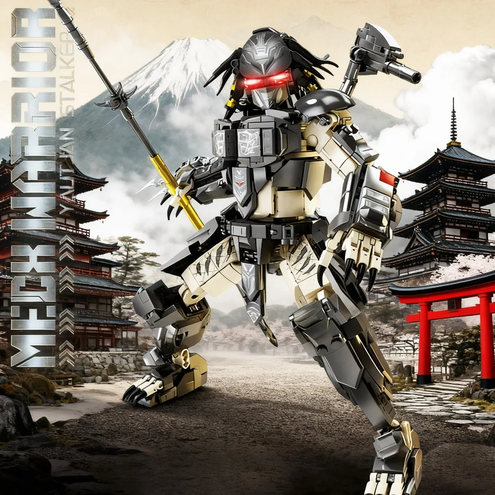 

Креативные строительные блоки Alien MOC, классический воин, фильм «сделай сам», мини-кирпичи, фигурка, сборка, игрушки для подарков на день рождения, 1082 шт.