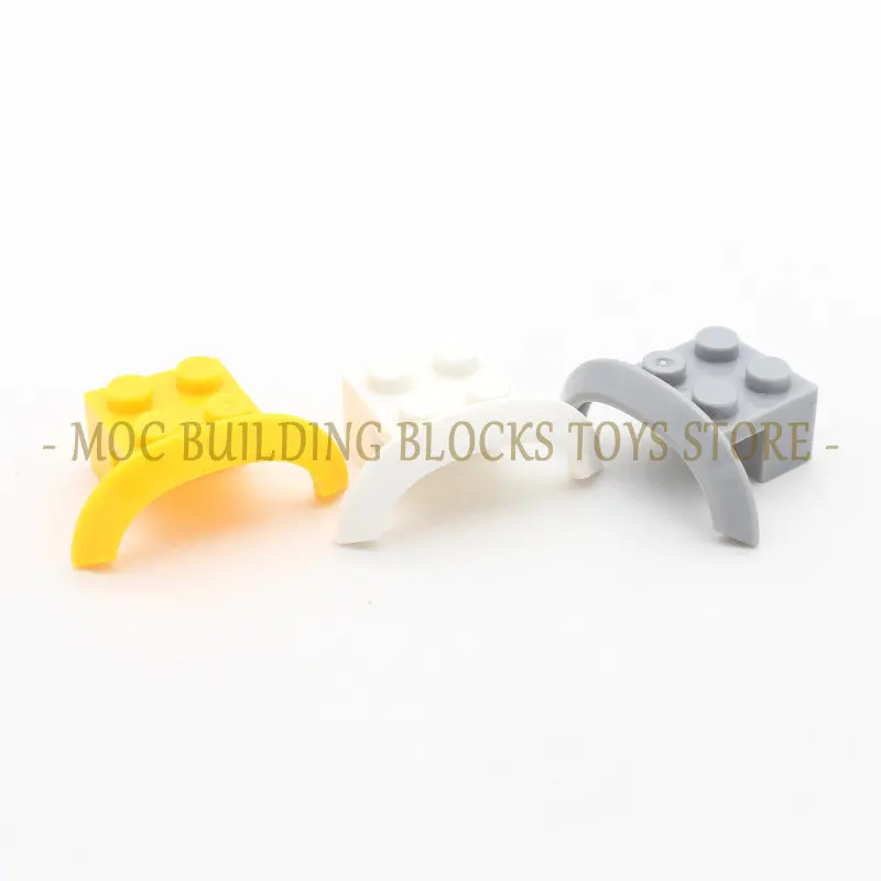 MOC Parts 98282 50949 Plate Mudguard Arch Round Modified Racers Car Grille Building Blocks Bricks Mechanical Accessories Toys