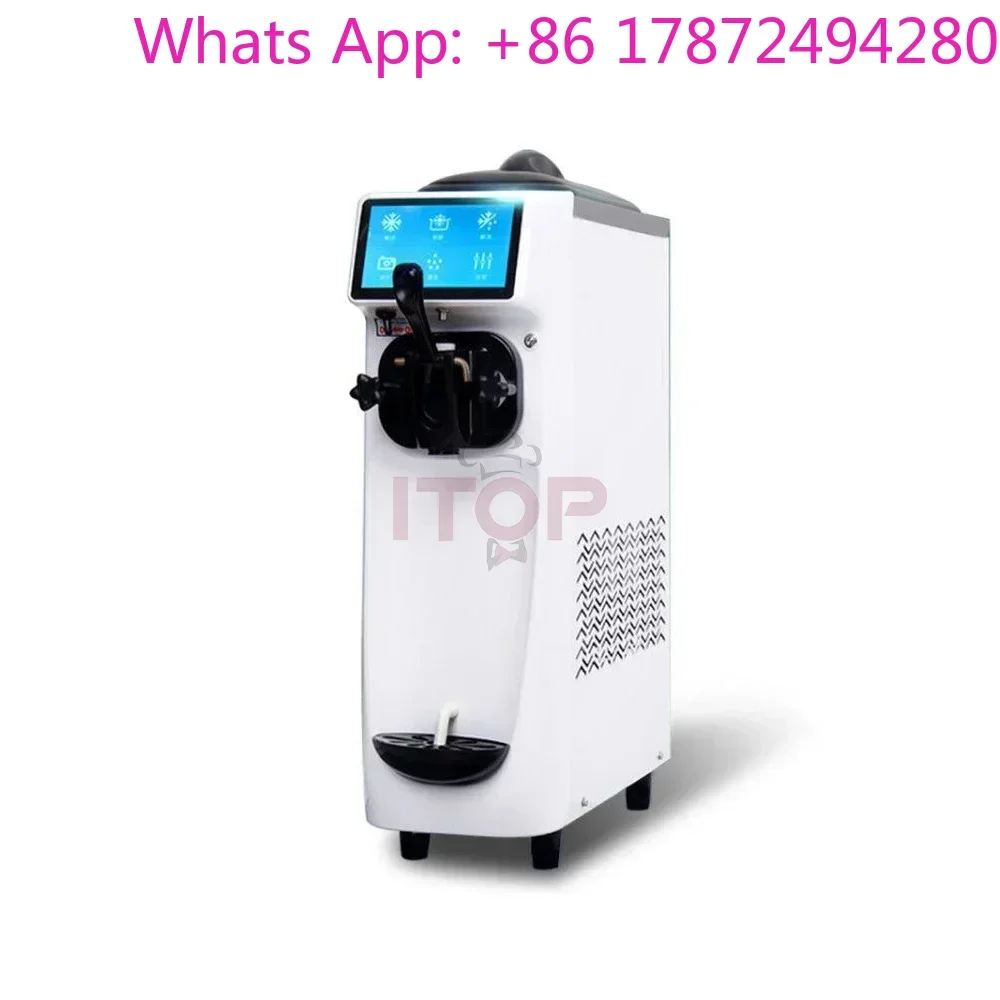 Desktop Commercial Single‑Flavor Soft Ice Cream Machine , Mini Homemade Ice Cream Maker