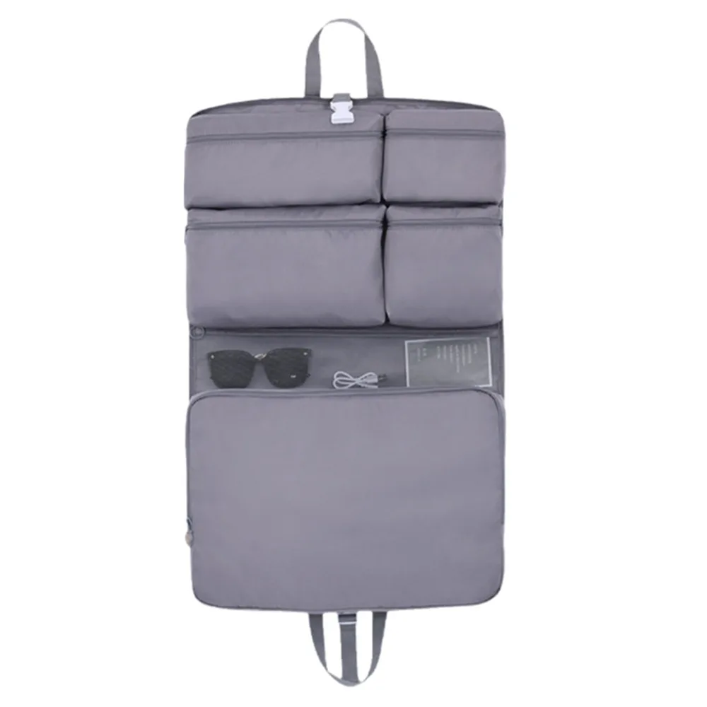 

Large Capacity 7 In 1 Travel Storage Bag Dustproof Moisture-proof Luggage Storage Bag Washable with Separated Cloth Pockets