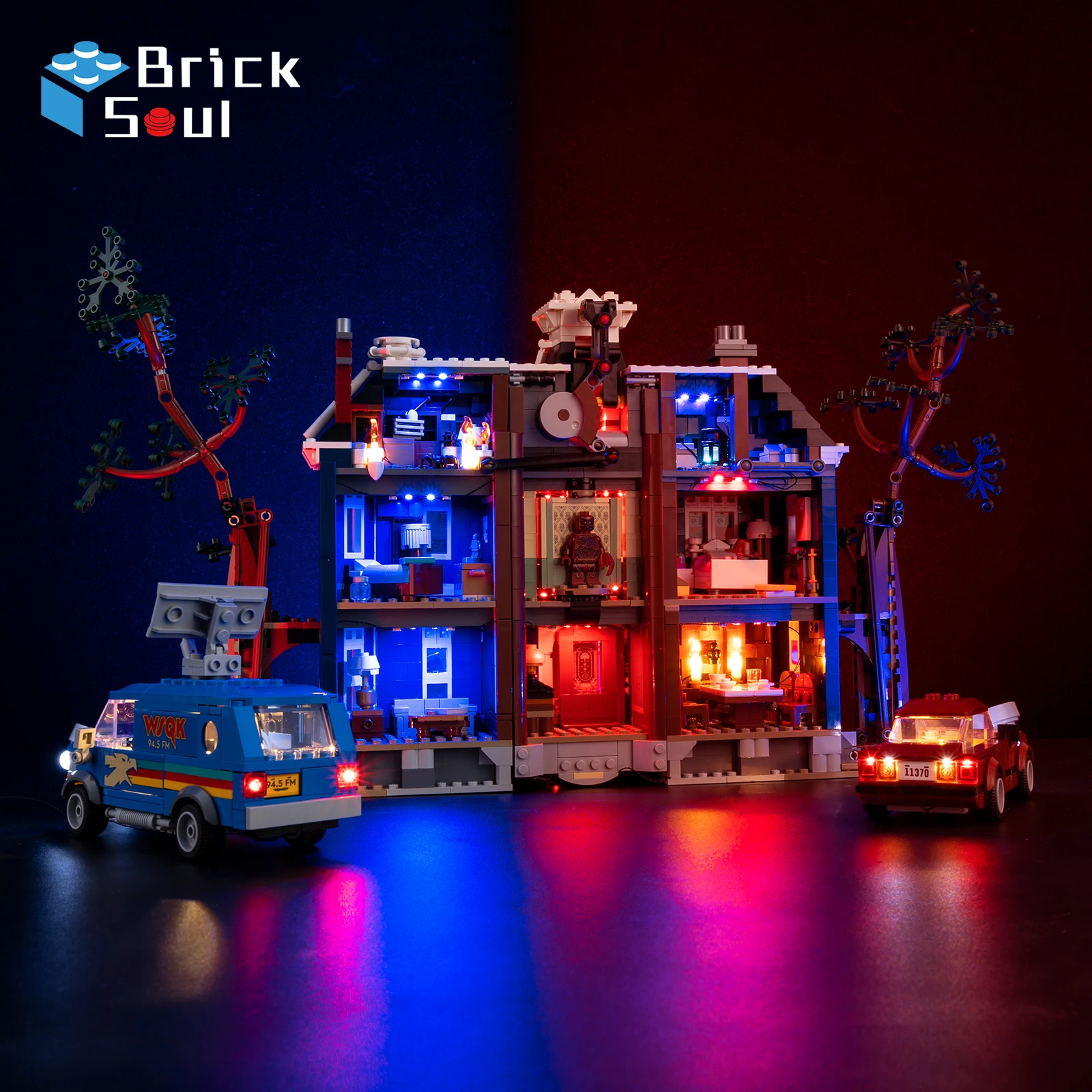 ชุดไฟ LED สำหรับเลโก้ สเตรนเจอร์ ธิงส์: บ้านครีล 11370 รุ่น ชุดของเล่น DIY ไม่รวมตัวต่อ