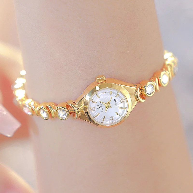 

Women Gold Wrist Watches 2025 For Ladies Bracelet Watches Quartz Gold Female Clock Steel Band Luxury Brand Top Dropshipping