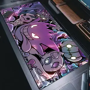 P-Pokemon-Gengar Grande Mousepad 대형 게임 마우스 패드 잠금지 두꺼운 컴퓨터 키보드 테이블 데스크 매트 12 최고의 판매 Kawaii Mousepad -№12