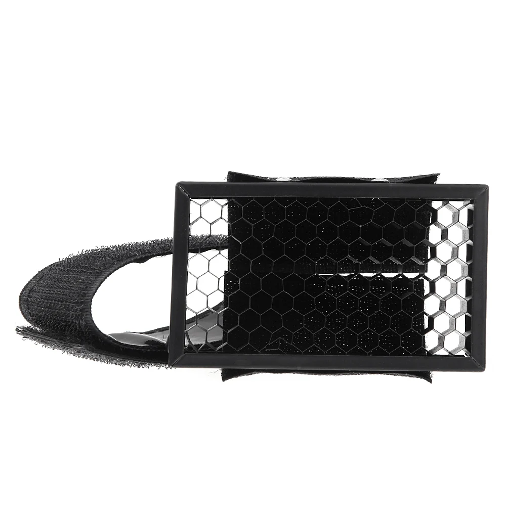 สีดำแฟลชรังผึ้ง Hood แฟลช Diffuser สำหรับ Canon Nikon Pentax Godox YONGNUO Speedlite Photo Studio อุปกรณ์เสริม