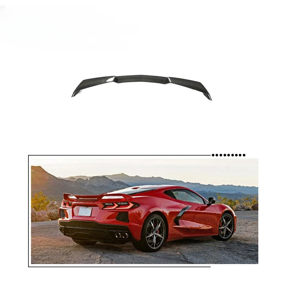 

Carbon Fiber Rear Spoiler Lid High Tail Wing for Chevrolet Corvette C8