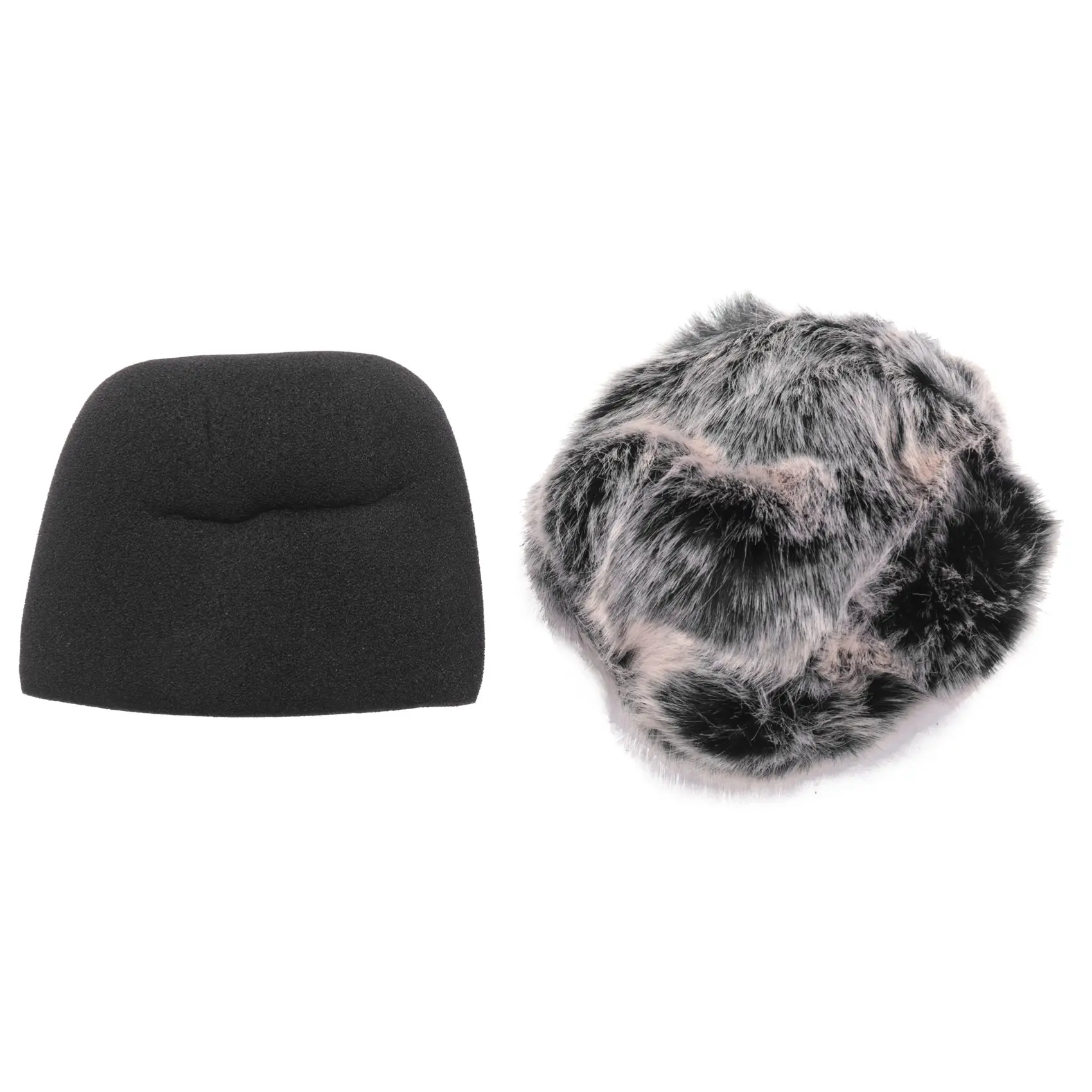 ไมโครโฟนฝาครอบฟองน้ำสำหรับกระจกสีฟ้า Yeti, ไมโครโฟนคอนเดนเซอร์ Yeti Pro (กระจกฟองน้ำและขนยาว2แพ็ค)