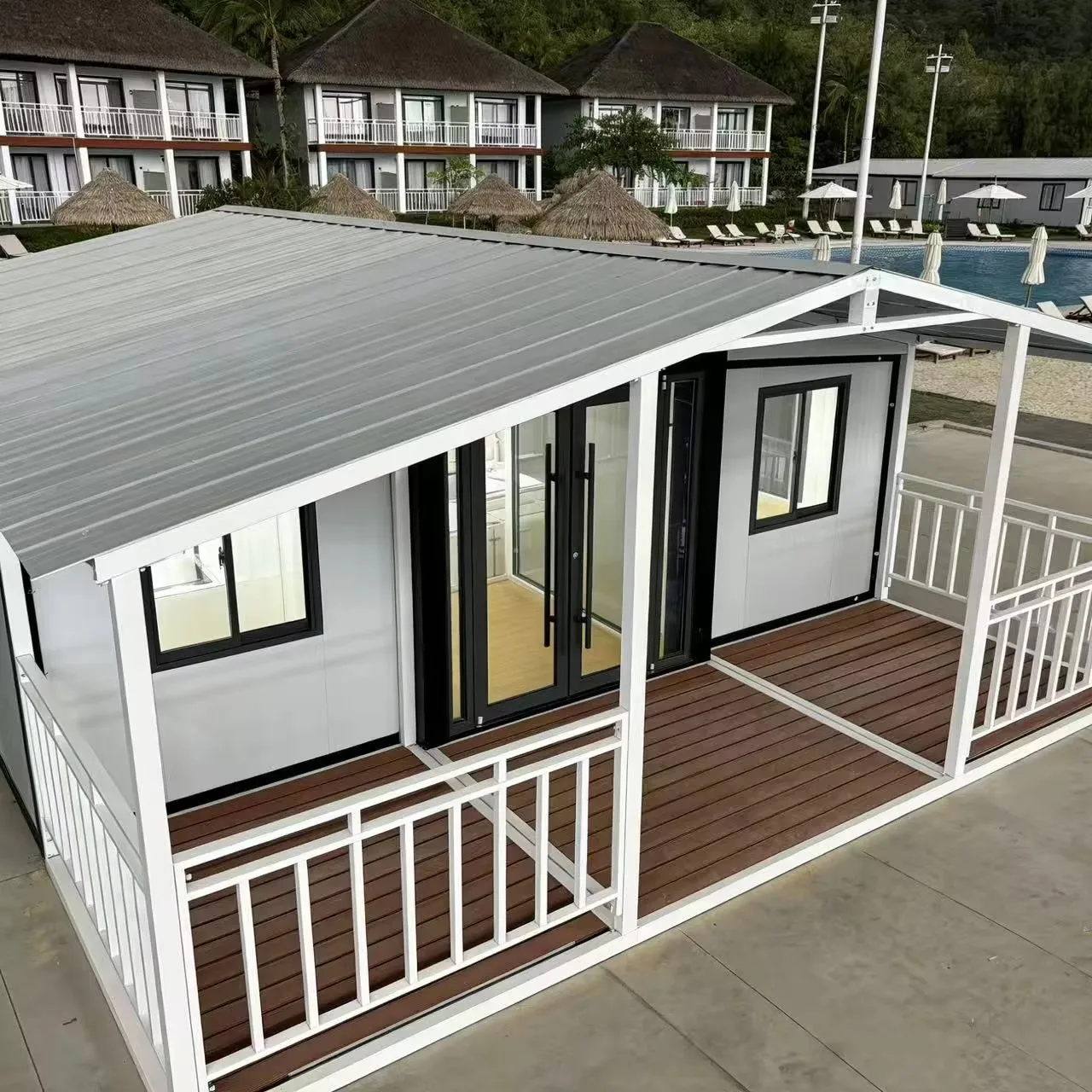 Mobile Container House Luxury 40ft 20ft Movable Foldable Tiny House Expandable Hotel Home Prefab Container House for Ireland