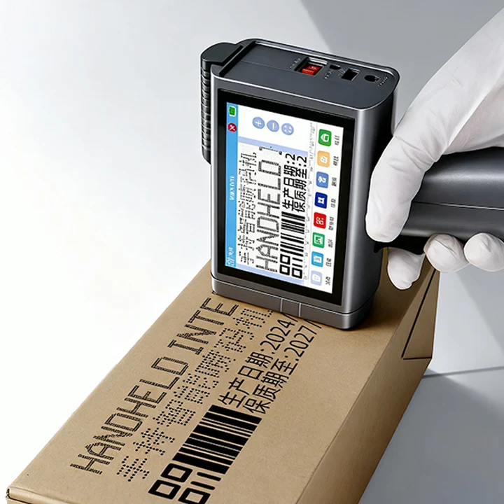 High Quality Handheld Inkjet Printer For Woven Bags Kraft Paper And Wood Panels Coding Logo Date One Inch 25.4mm