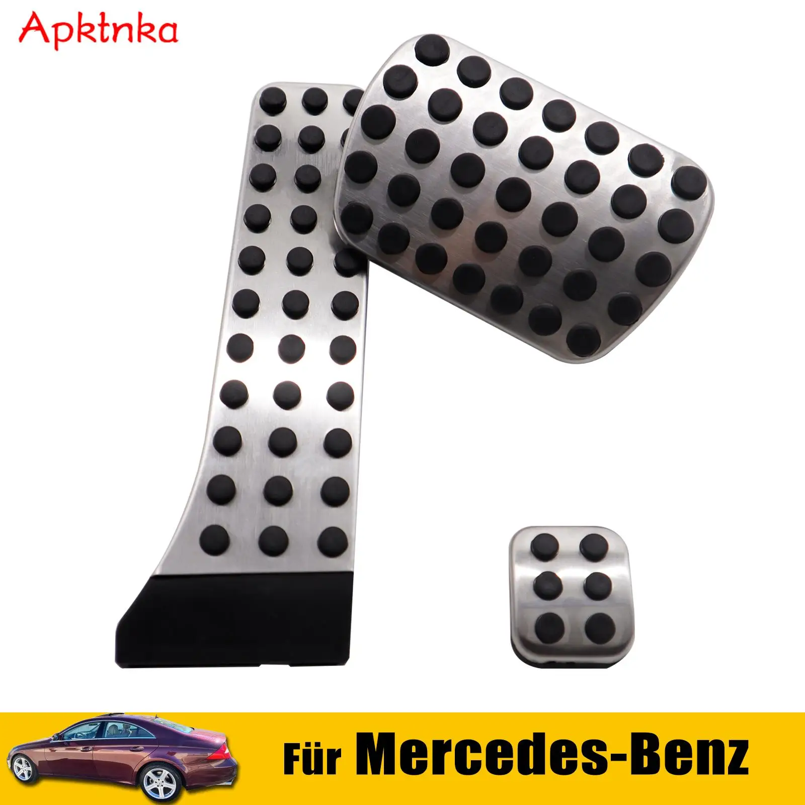 Accelerator Brake Footrest Pad Pedal AT For Mercedes Benz C E S GLK SLK CLS CLS SL Class W202 W203 W210 W211 W220 W221 C219 C218