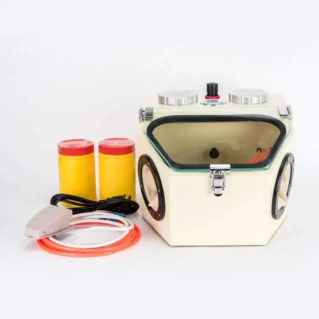 BPS-2 Dental Lab Equipment Double-Pen Sand Blasting Machine