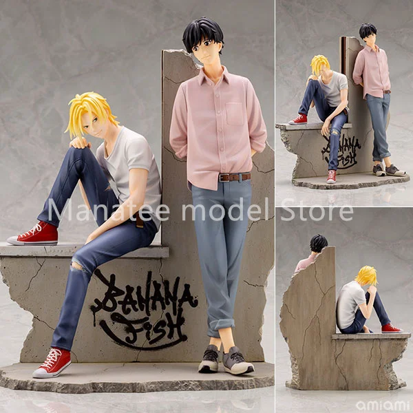 Kotobukiya Original ARTFX J BANANA FISH Ash & Eiji 1/8 PVC Action Figure Anime Model Toys Collection Doll Gift