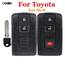 For Toyota Prius 2004-2009 Key Fob Cover Case Shell Replacement Smart Remote Control Uncut Blade Housing FCC MOZB31EG Key Shell