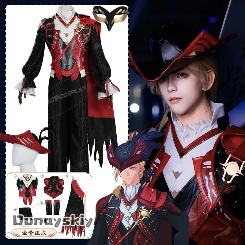 abcnin-@-christforo-wuthering-waves-cosplay-costume-christforo-personnage-cuir-gilet-cape-chapeau-accessoires-uniformes-halloween-habiller