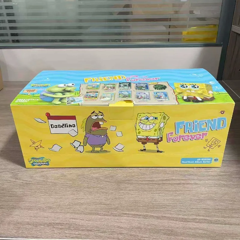 SpongeBob SquarePants Heartbeat Atlas Series Blind Box Figurine Anime à Attraction Magnétique Modèle de Collection Ornements