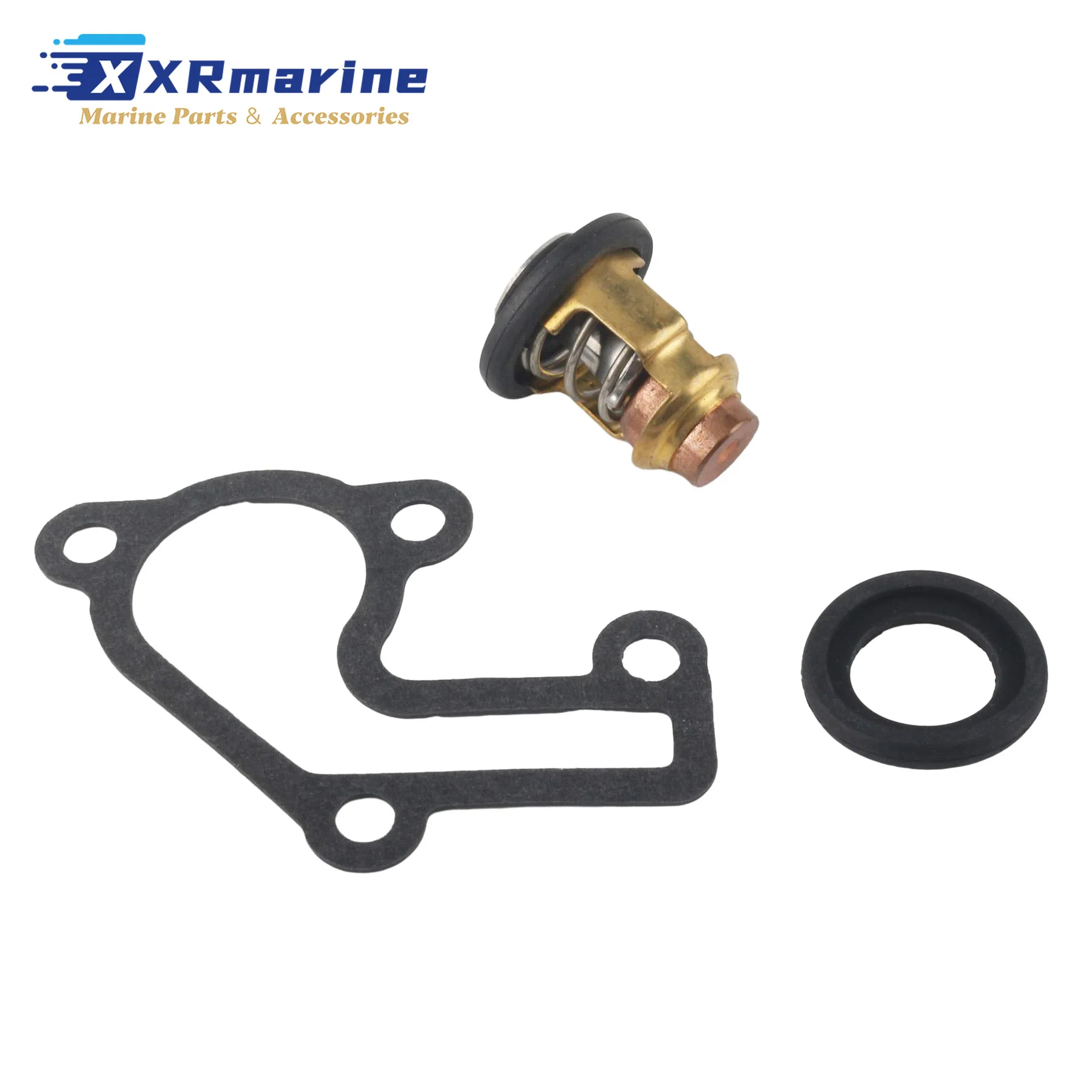 

50 ℃ 122 ℉ Термостат с прокладкой для подвесных лодочных моторов Yamaha V6 3, 6, 8, 9.9, 15, 25, 30, 40, 50, 75, 80, 85, 90, 115, 130, 150, 175, 200, 225, 250 л.с.