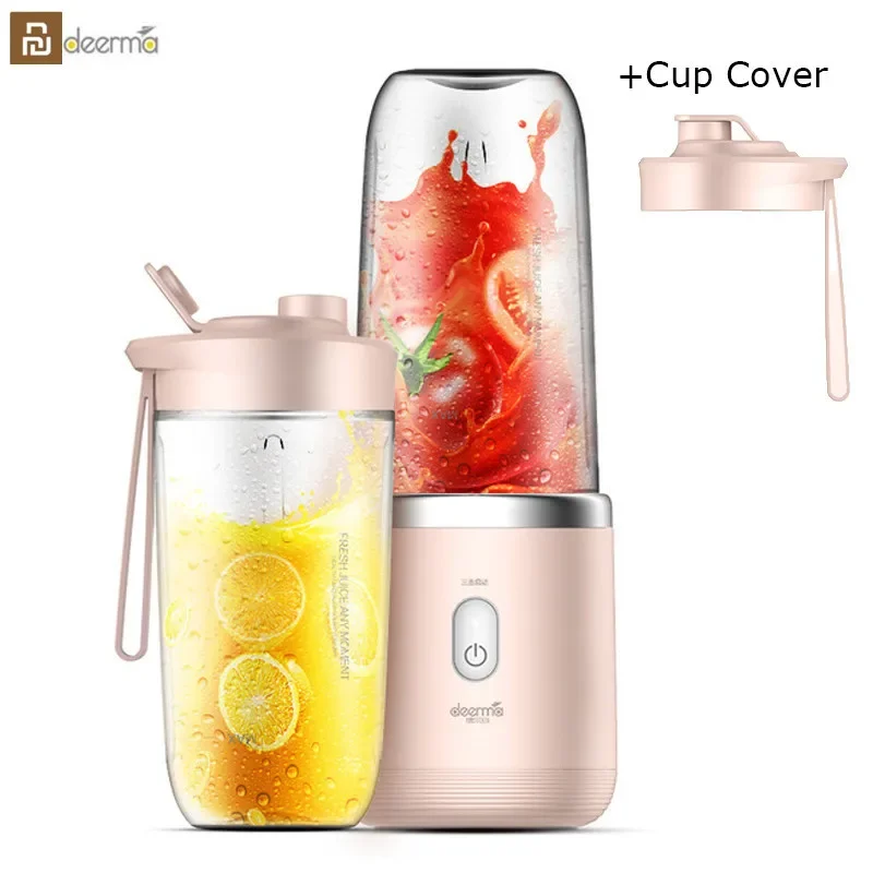 Youpin Deerma Juicer Automatic Wireless Home Fruit Vegetable Baby Food Milkshake Mixer Multi-function Mini Juice NU05