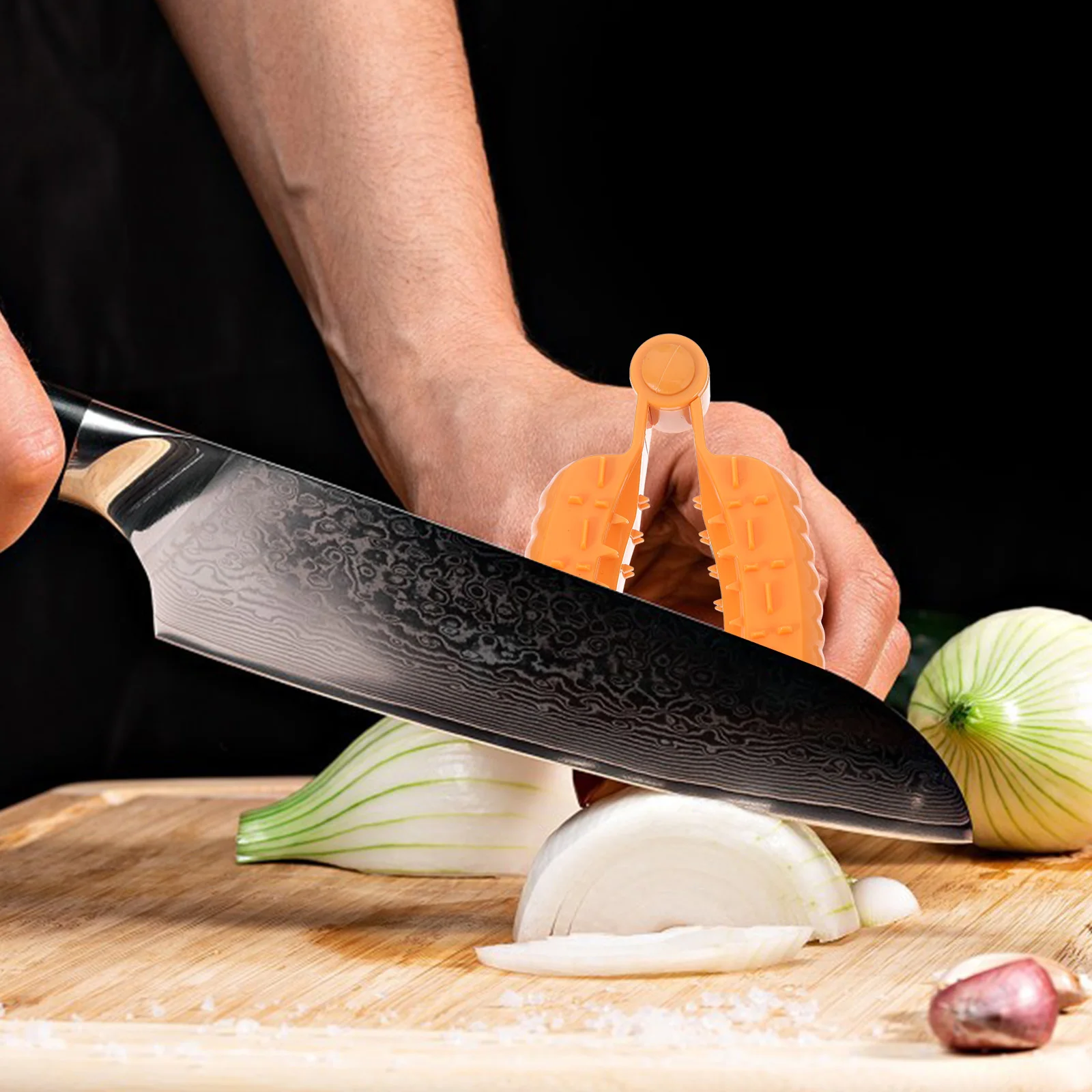 

2pcs Finger Guards for Cutting Food Reusable Plastic H Protector Kitchen Supply Widely Used Safe Choice Vegetable