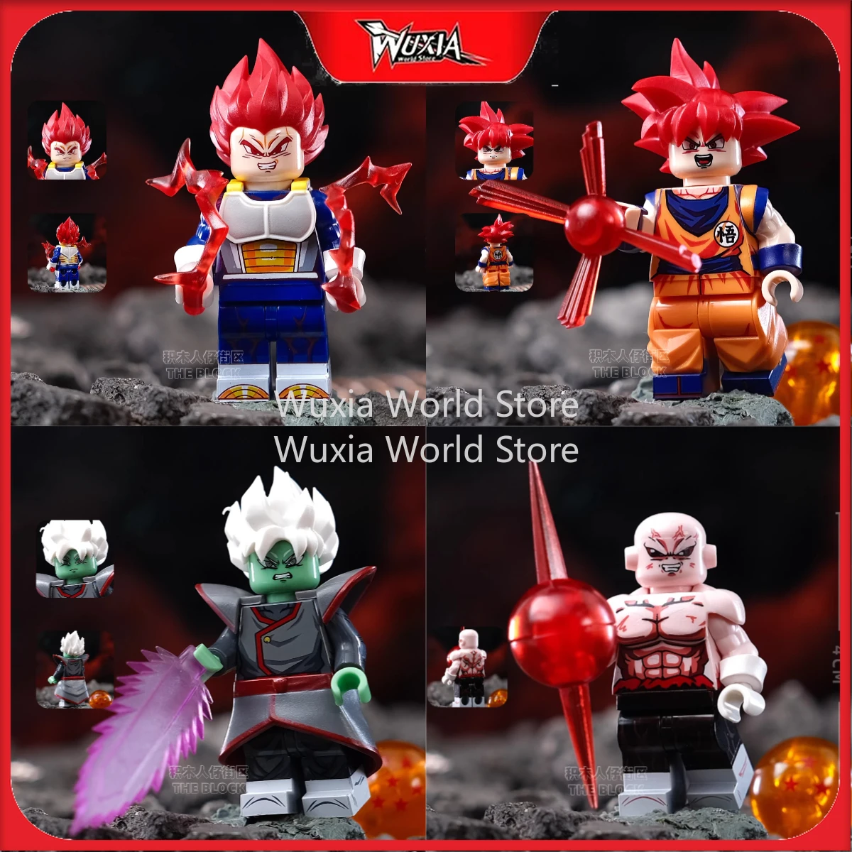 

Новые 4-сантиметровые аниме-фигурки DRAGONBALL Super: Иянь, Андроид 18, Сон Гоку, Вегета. Конструктор-минифигурки для сборки, декоративные украшения, подарки, игрушки.