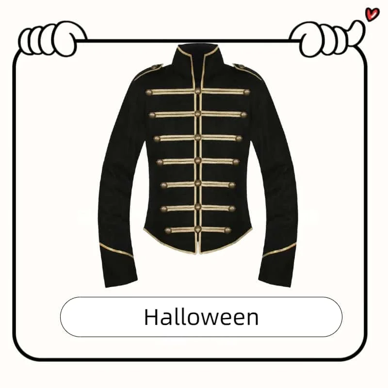 

Средневековое пальто в стиле стимпанк, куртка-тренч, винтажное мужское длинное пальто с воротником-стойкой, одежда