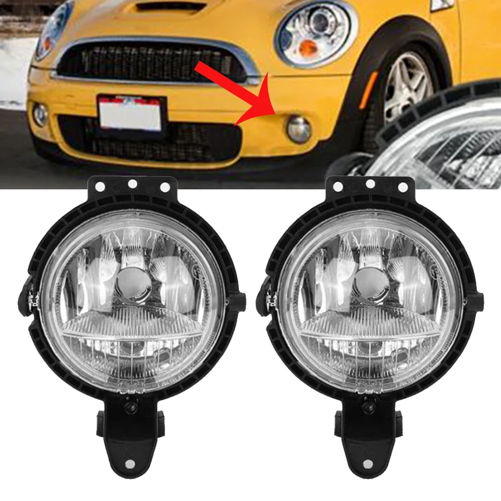 Automotive Front Bumper Fog Lamp Daytime Running Lights for BMW Mini R55 R56 R57 R58 R59 06-2014 63172751295 car fog lights