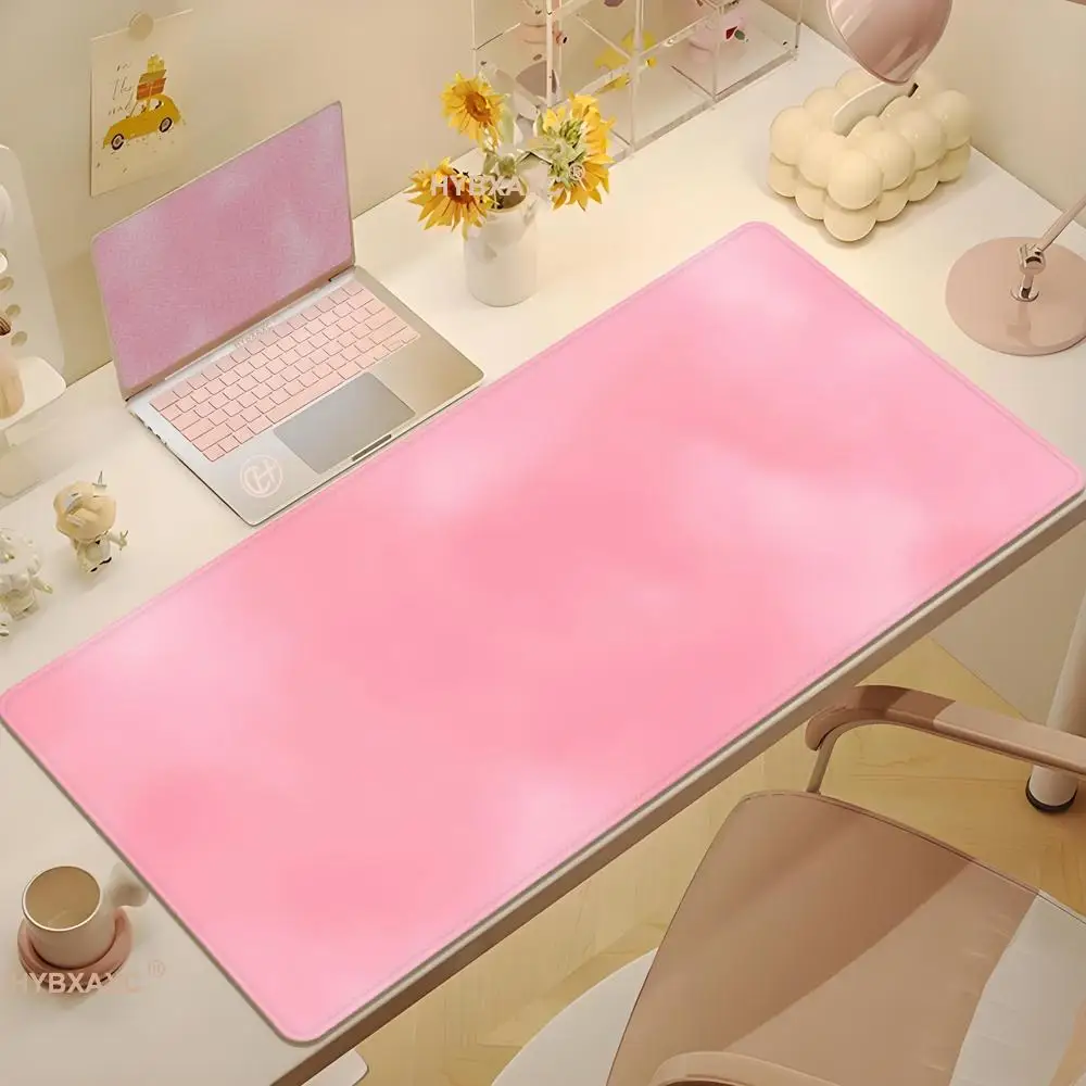 Simple watercolor green gradual change mouse pad oversized spring high value computer desk table pad XXL  keyboard pad HYBXAXC