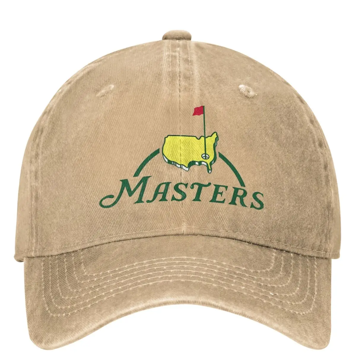 

Masters Tournament Baseball Cap Outfits Vintage Distressed Cotton Dad Hat Unisex Style All Seasons Travel Caps Hat