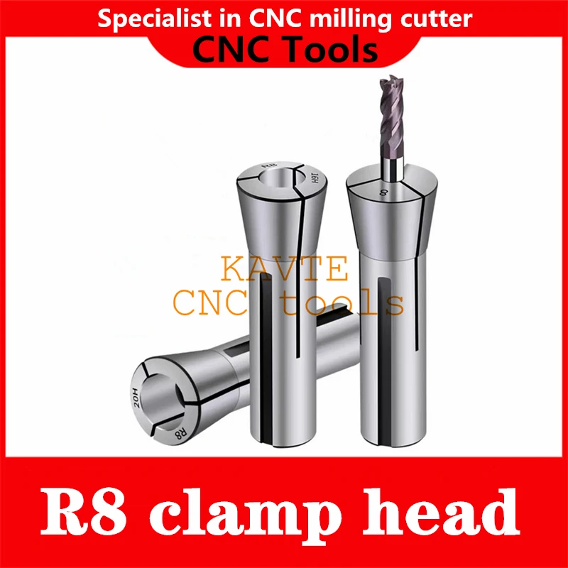 

R8 3-20mm Collet Milling R8 Collet Metric British R8 Clamping Size Milling tool holder R8 Collet Chuck set bracket tool Collet