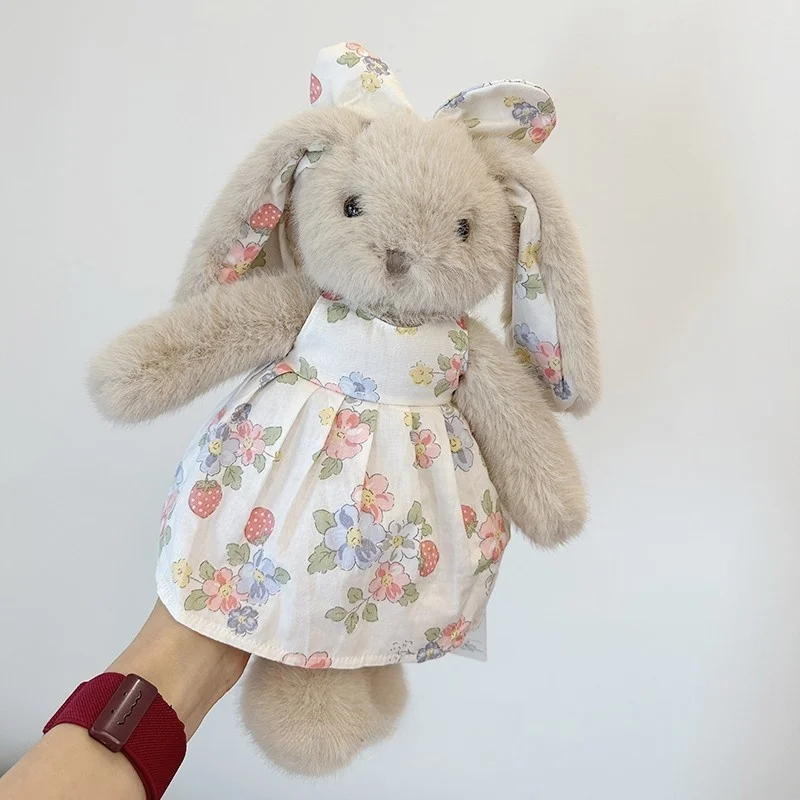 35-センチメートルぬいぐるみイースターバニースカートソフトかわいいウサギぬいぐるみぬいぐるみキッズガールズぬいぐるみ子供の誕生日ギフト