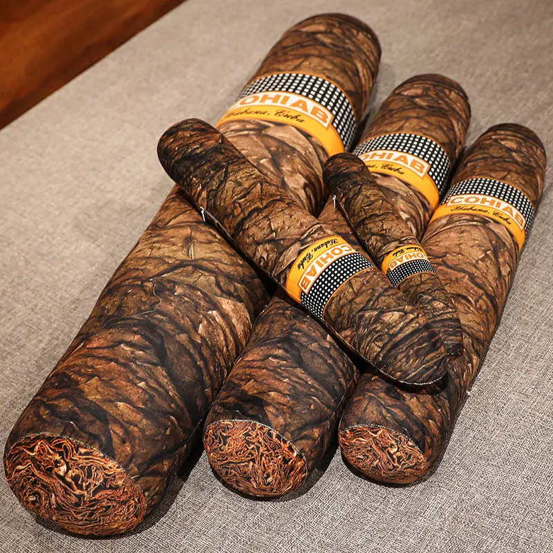 

35-110cm Realistic Cigar Plush Toys Stuffed Pillow Cigarette Plush Sleeping Cushion Home Decor Boyfriend Birthday Gift