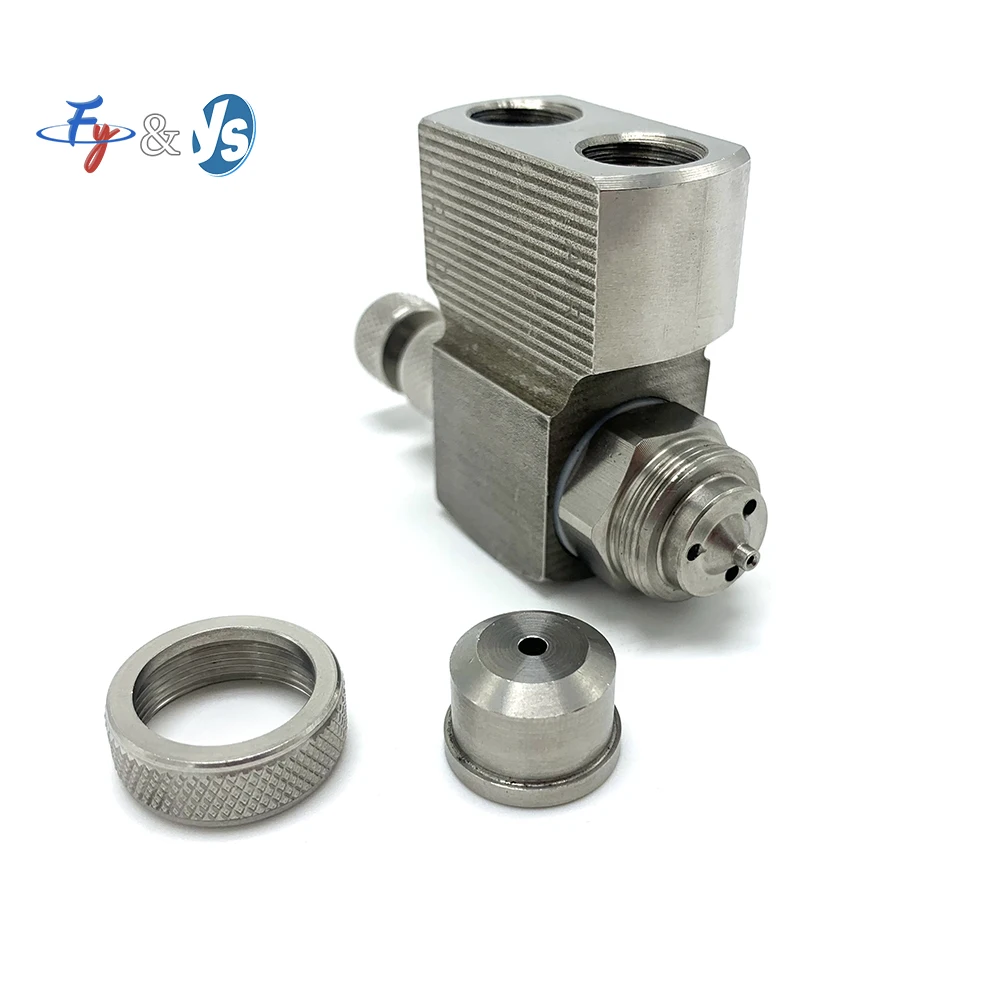 JACN 304 SS Adjustable Air Atomizing Nozzle Internal Mix Two-Fluid Mist Nozzle For Humidification Cooling Disinfection Spraying