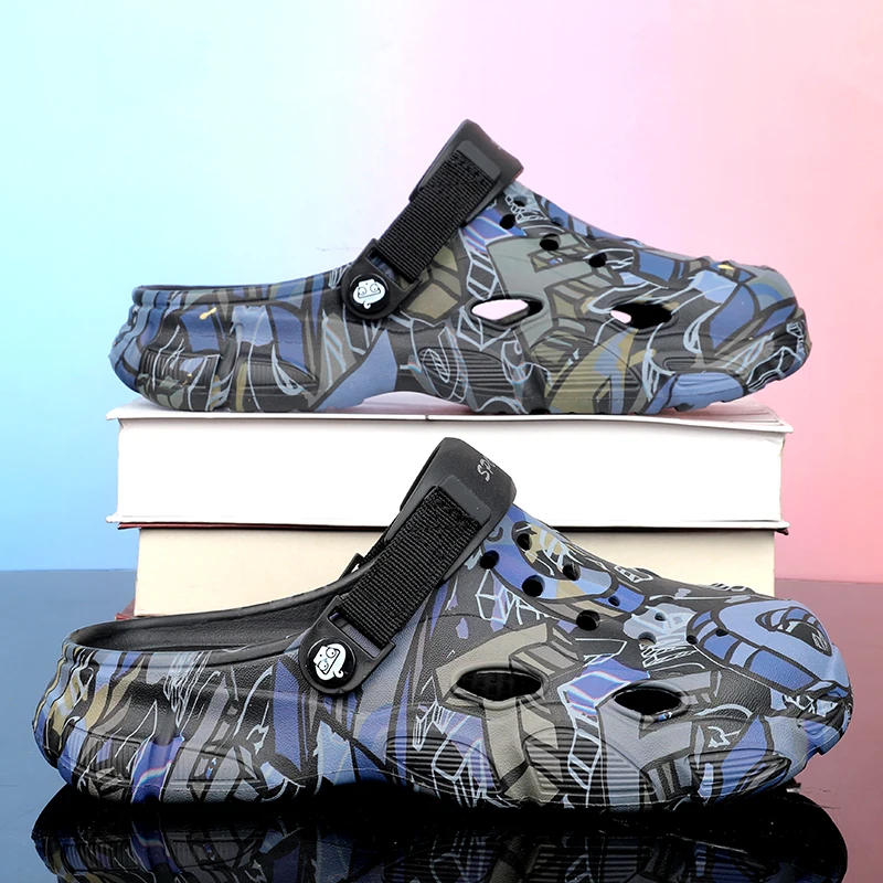 

MAEDEF Men Clogs Classic Summer Shoes Men's Slippers Garden Shoes Comforty Beach Slippers Antiskid Summer Slippers Man Sandals