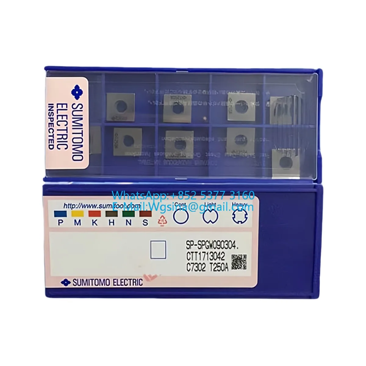 

SPGW SPGW090304 T250A Сменные пластины для U-образных сверл, 10 шт., SUMITOMO, 100% оригинал