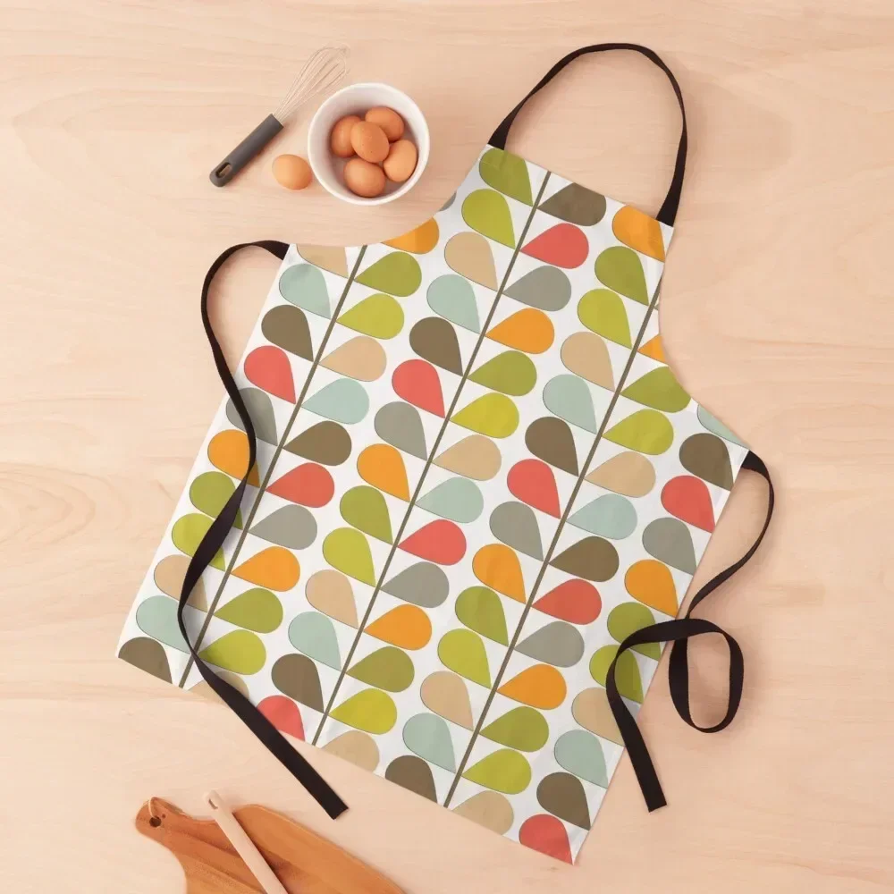 

Retro 60s Midcentury Modern Pattern Apron carpenter Kitchens Accessories useful gadgets for home Beauty Apron
