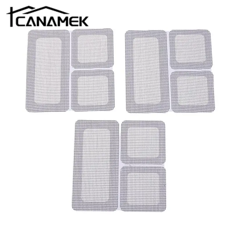 

3/9/10/15pcs Adhesive Fix Net Window Home Anti Mosquito Fly Bug Insect Repair Screen Wall Patch Stickers Mesh Window Screen