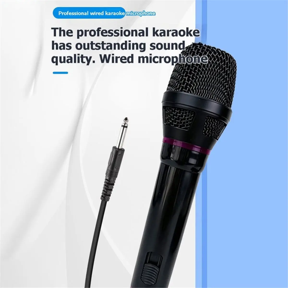 newA10R Professional Karaoke Mic Handheld Professional Wired Dynamic Microphone for Vocal Music Performance -S81
