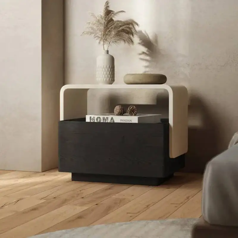 

Bed Drawer Open Desk Cabinets Living Room Bedside Table Small Bedroom Closets Cute Side Nachttisch Wood Coffee Dresser Night